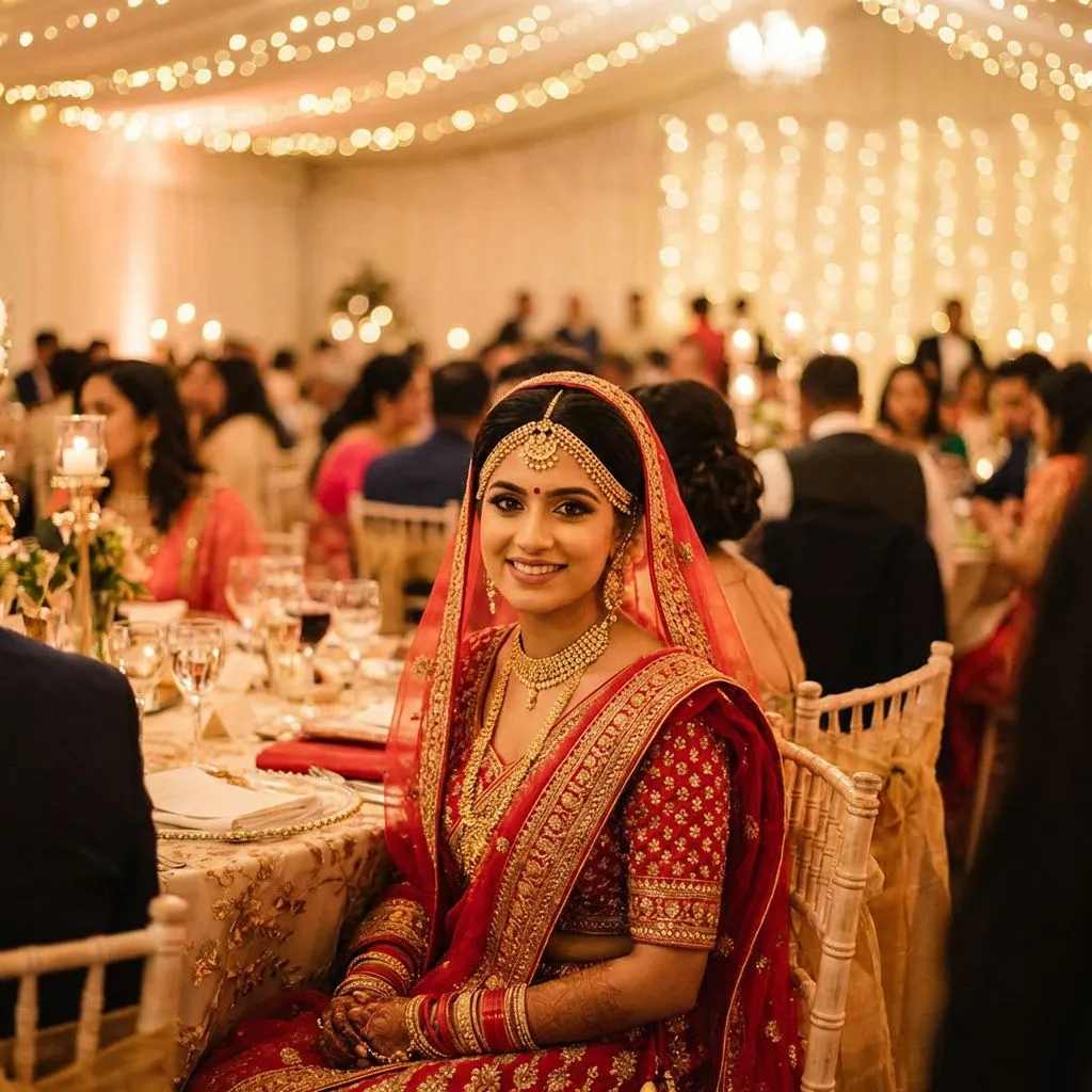 Wedding guest photo in gallery
